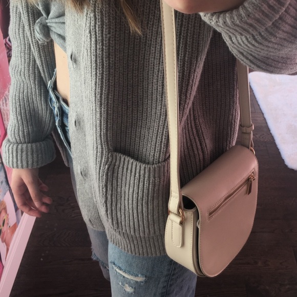 Forever 21 cream crossbody bag purse - Picture 4 of 4